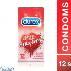 durex sensual strawberry condom 12 pack in pakistan