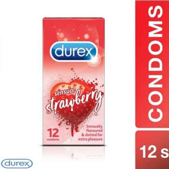 durex sensual strawberry condom 12 pack in pakistan